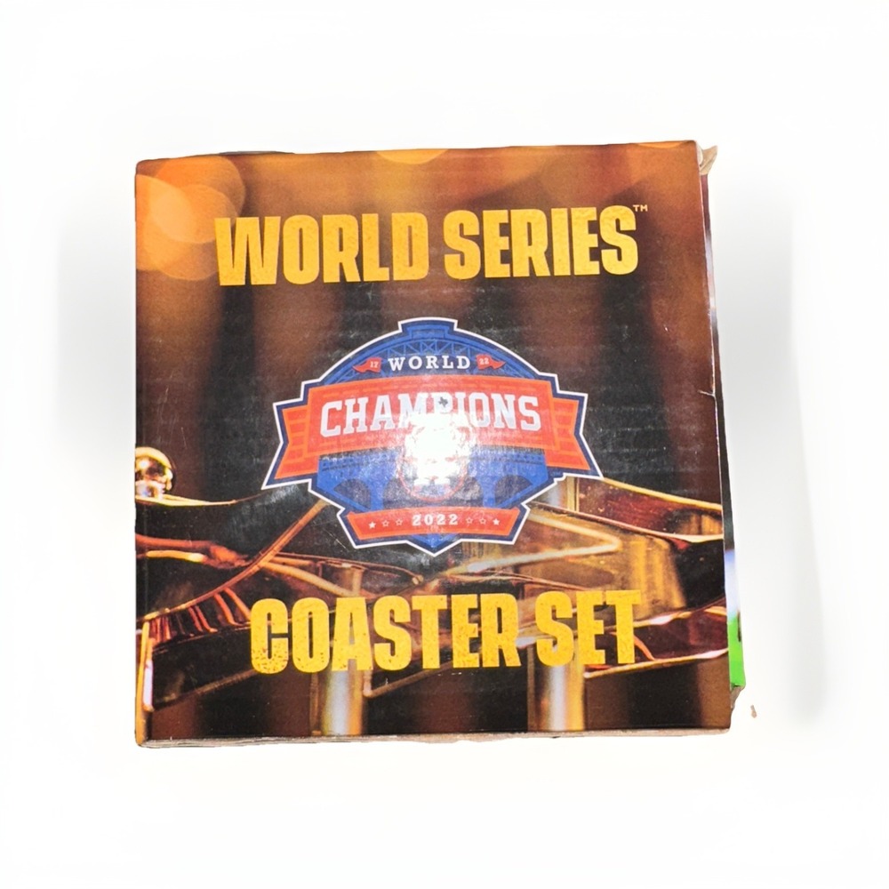 Houston Astros 2022 World Series‎ Champions Coasters Set 4 CC Hooks